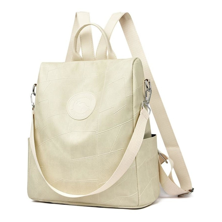 Premium Patchwork Leather Backpack