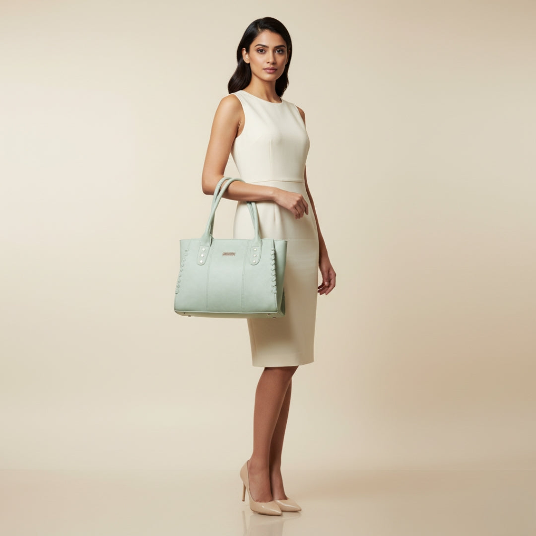 Rivaara Luxe Structured Tote Bag