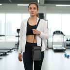 Crossbody Shoulder Bag for Men & Women – Lightweight Travel Sling Bag with Multi-Pocket Organizer for Everyday Carry