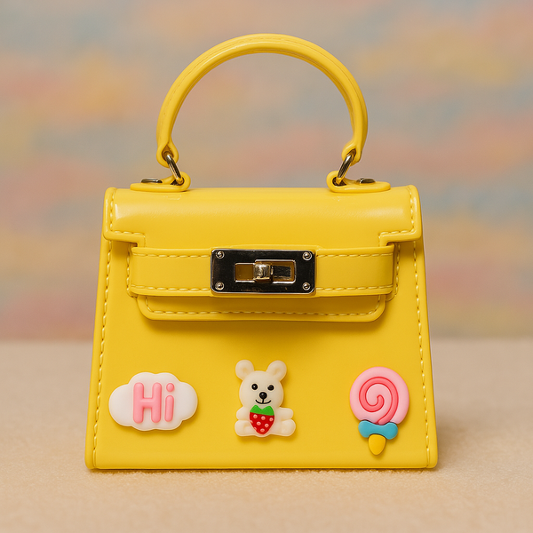 Bright Yellow Kids Mini Handbag