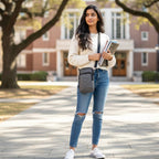 Crossbody Shoulder Bag for Men & Women – Lightweight Travel Sling Bag with Multi-Pocket Organizer for Everyday Carry