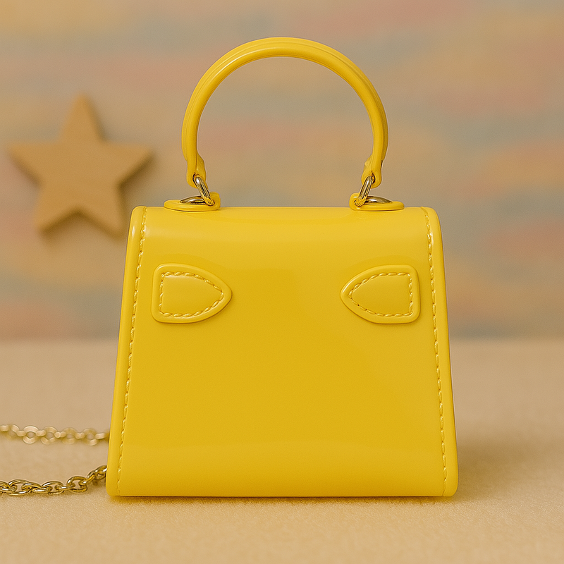 Bright Yellow Kids Mini Handbag