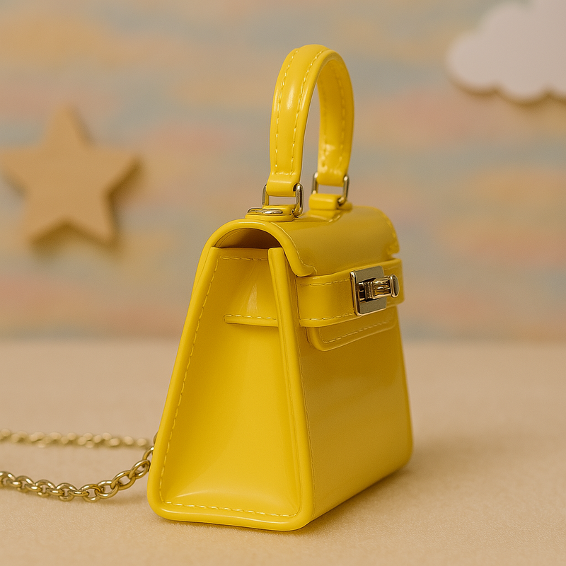 Bright Yellow Kids Mini Handbag