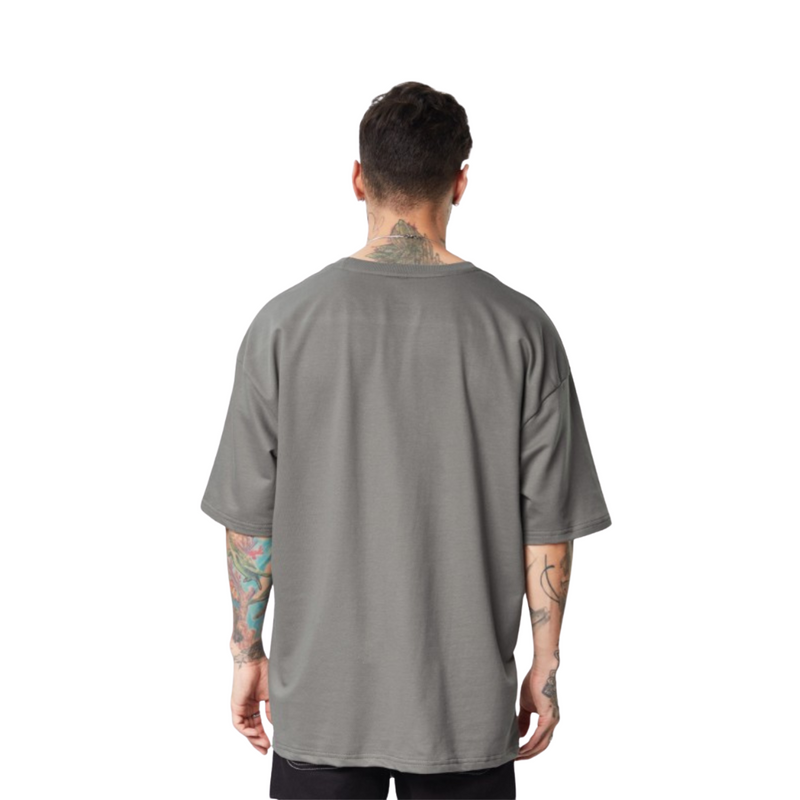 Men’s Oversized T-Shirt – Vintage Dogs Front Graphic