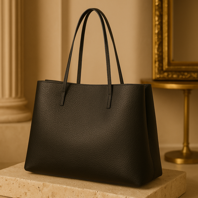 Women Handbag Elegance Structured Tote Bag for women Brown Color-Rivaaraluxe