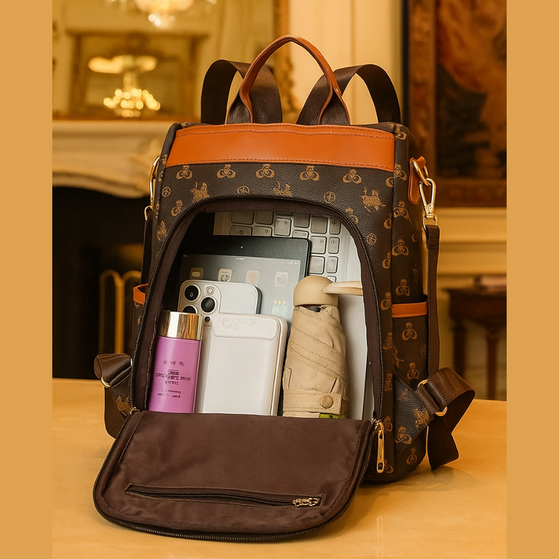 Backpack for Women Luxury Vegan Leather Convertible-By Rivaaraluxe