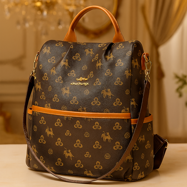 Backpack for Women Luxury Vegan Leather Convertible-By Rivaaraluxe