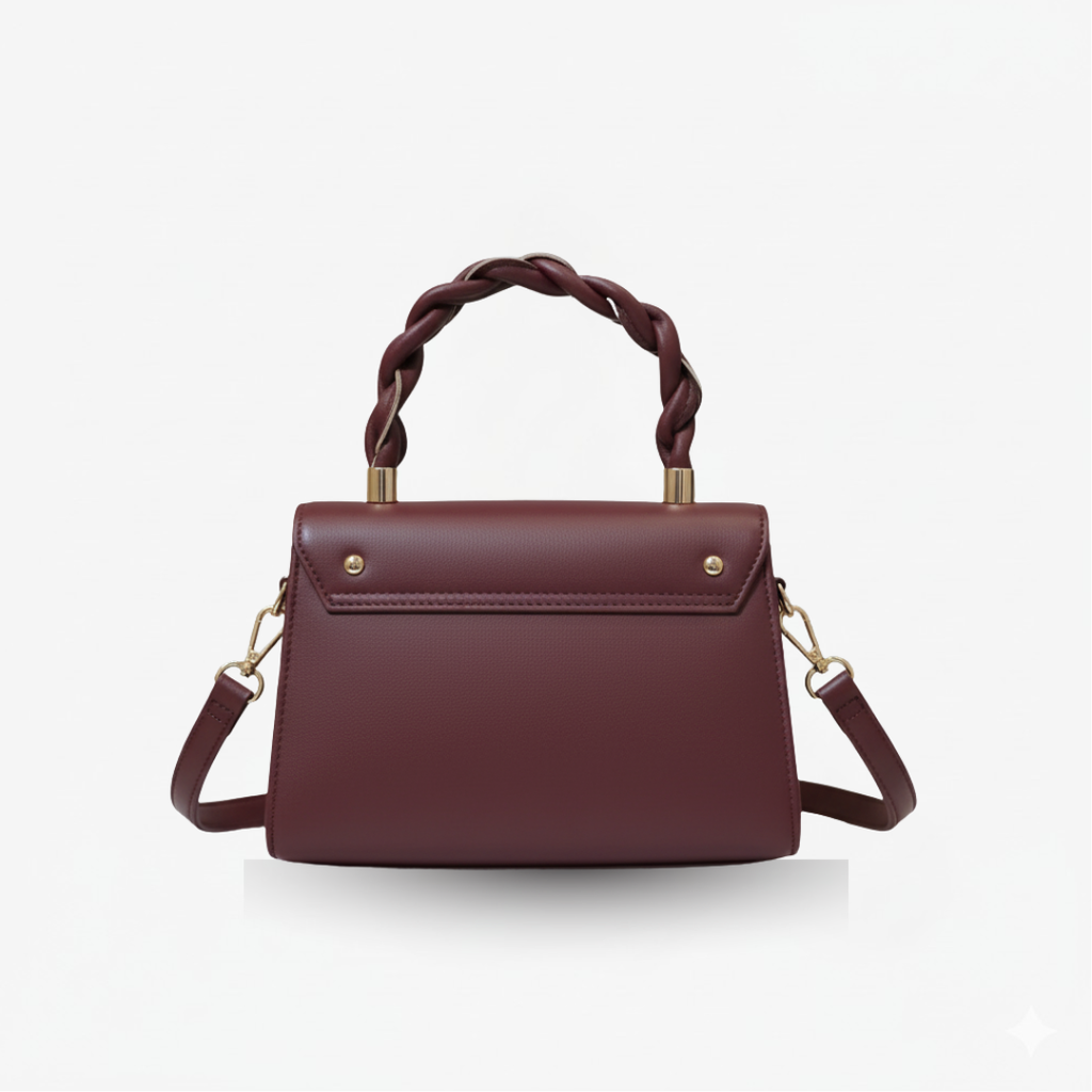 The Crimson Elegance Top-Handle Sling Bag for Women