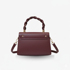 The Crimson Elegance Top-Handle Sling Bag for Women