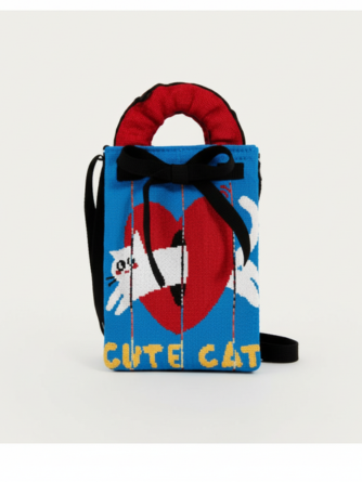 CUTE PATTERN CANVAS SLING BAG