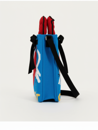 CUTE PATTERN CANVAS SLING BAG