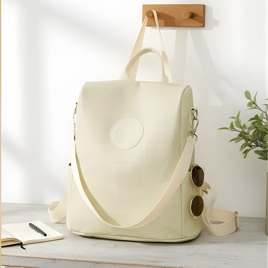 Premium Patchwork Leather Backpack