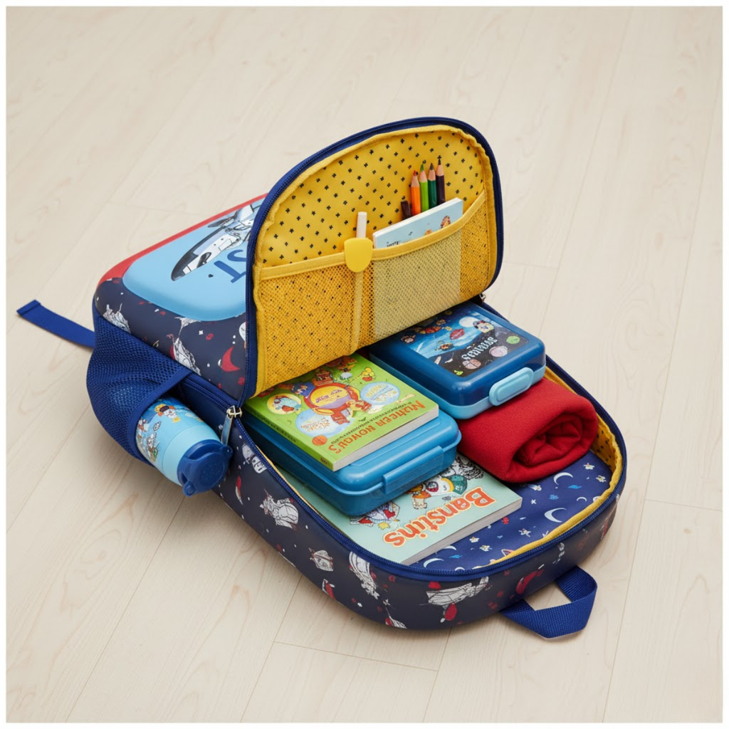 Kids Cartoon School Backpack