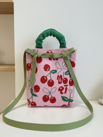 CUTE PATTERN CANVAS SLING BAG
