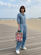 CUTE PATTERN CANVAS SLING BAG