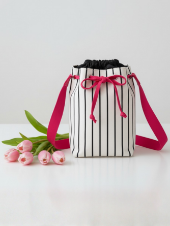 CUTE PATTERN CANVAS SLING BAG