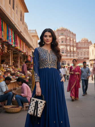 CUTE PATTERN CANVAS SLING BAG